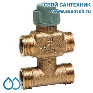 10205 Honeywell, V5833C4003 Клапан трехходовой с байпасом регулирующий резьбовой, PN16, DN15, Kvs 1.6, 2.5мм, 2…120 °C, on-off