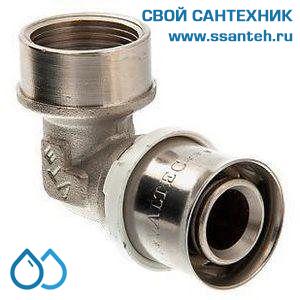 01022 Угольник пресс с переходом на вн.р. 20 х 1/2"