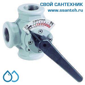10283 Honeywell DR32GMLA Клапан трехходовой поворотный муфтовый, PN6, DN32, Kvs 16, 2…130 °C