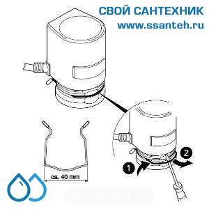 10371 Honeywell, MT4-230S-NO Термоэлектрический привод для зонного регулирования, 2-pt, 90Н, 230Vac, 2,5мм, 4мин, NO, 1 концевой выключатель