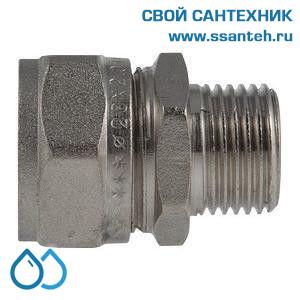 01163 Соединитель обжимной с переходом на нар.р. 20 х 1/2"