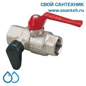 14733 HERZ, 1240205 Кран шаровой ВР-ВР 1 1/2" длин ручка дренаж