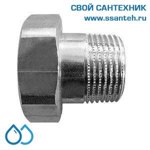 15375 HERZ, 1621002 Соединитель для резьбовых труб 3/4", штуцер, гайка, конус