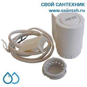 16159 HERZ, 1771123 Термоэлекрический привод для зонного регулирования, М30х1,5, 2-pt, 110Н, 24В, 4,0мм, 4,5мин, НО