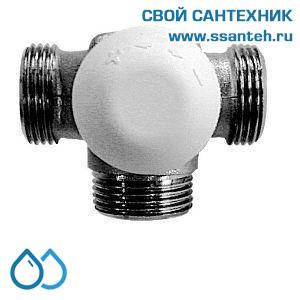 16278 HERZ 1776146 Клапан трехходовой разделительный трехосевой, CALIS TS 3D, DN20, PN10, Kvs 4,2 м3/час, +120°C, справа налево