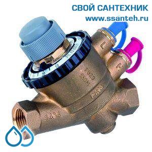 17913 Honeywell, V5004TY10201000 Регулятор расхода клапан Kombi-QM муфтовый, DN20, PN25, 120C, 30-400кПа, 0,1-1,0 м3/ч, 2,5 мм