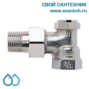 18018 Honeywell, V2420E0020 Клапан запорно-дренажный радиаторный угловой, 3/4", Kvs 1.70, Ру 10, 130С, с настройкой