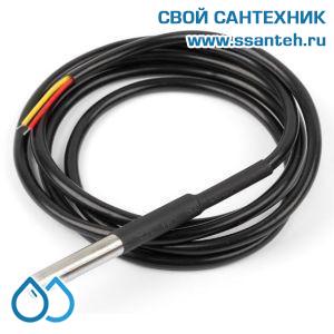23676 PF10-65-2M Датчик температуры теплоносителя, IP65, NTC 10K, -40...+150°C, L=55 мм, d=6 мм, кабель 2 м